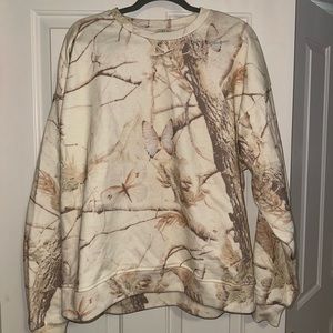 Dairy boy camo crewneck